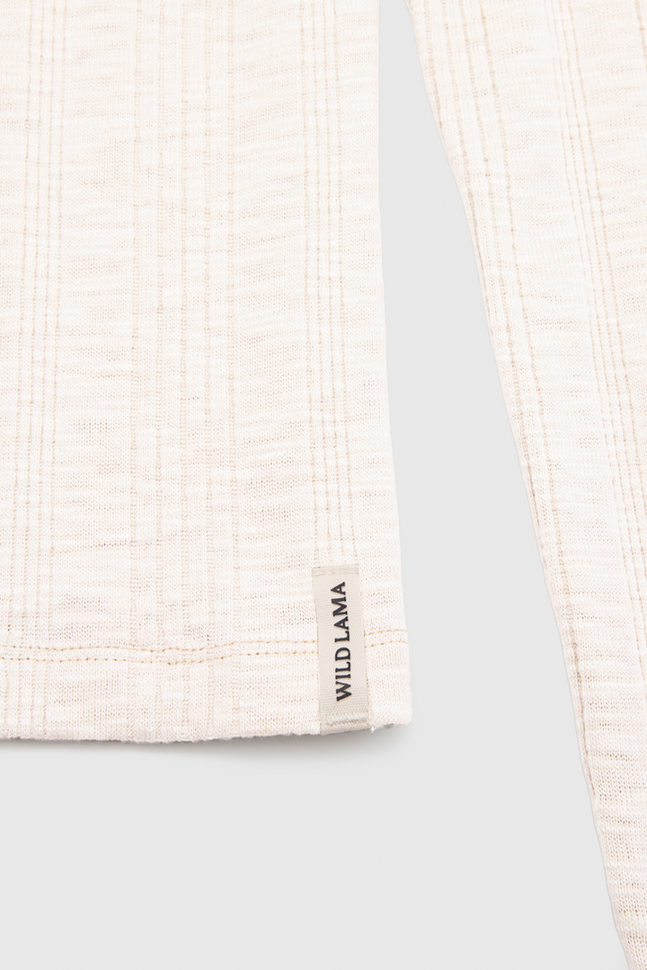 Polera Pampa Orgánica Beige Mujer