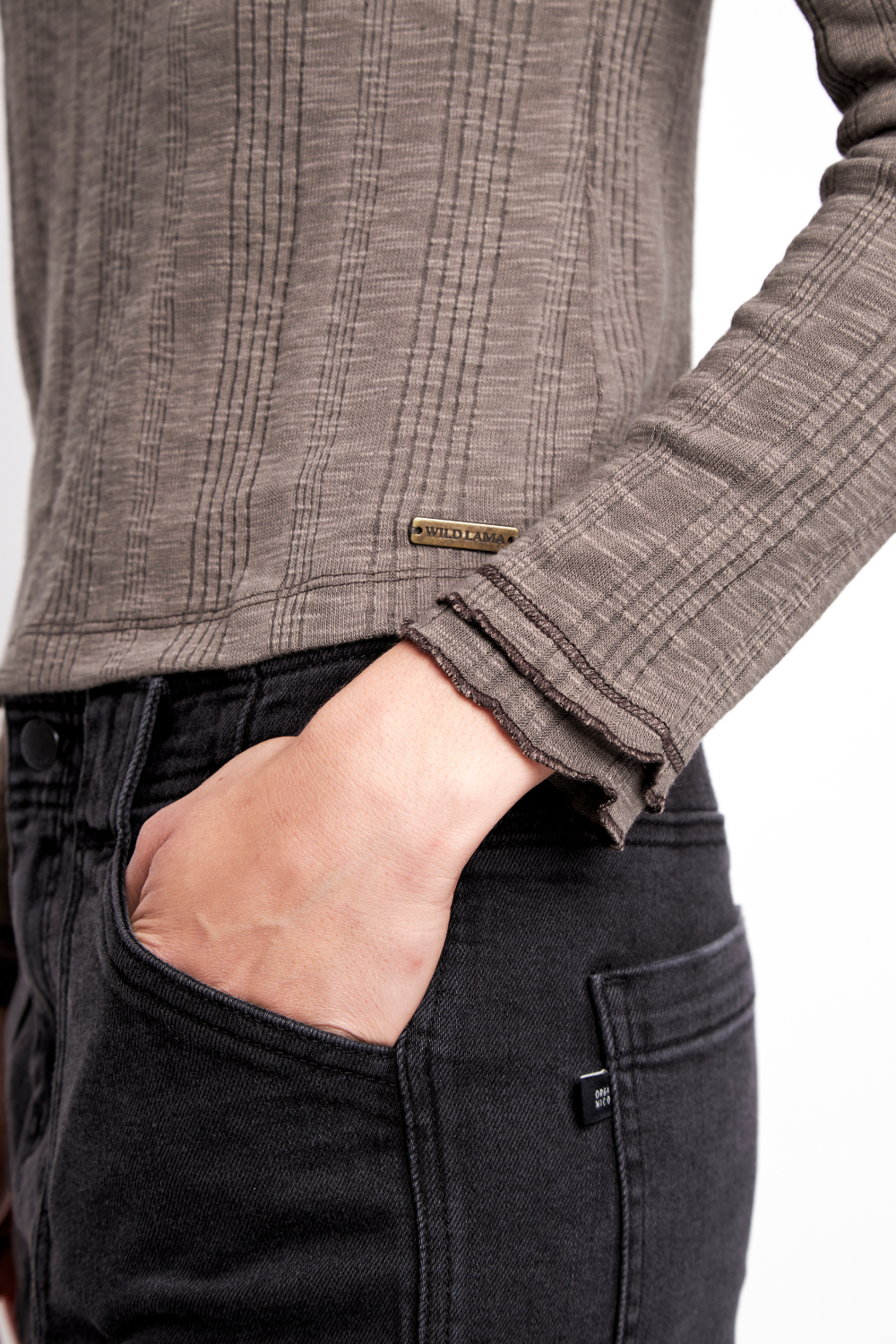 Polera Pampa Orgánica Café Mujer