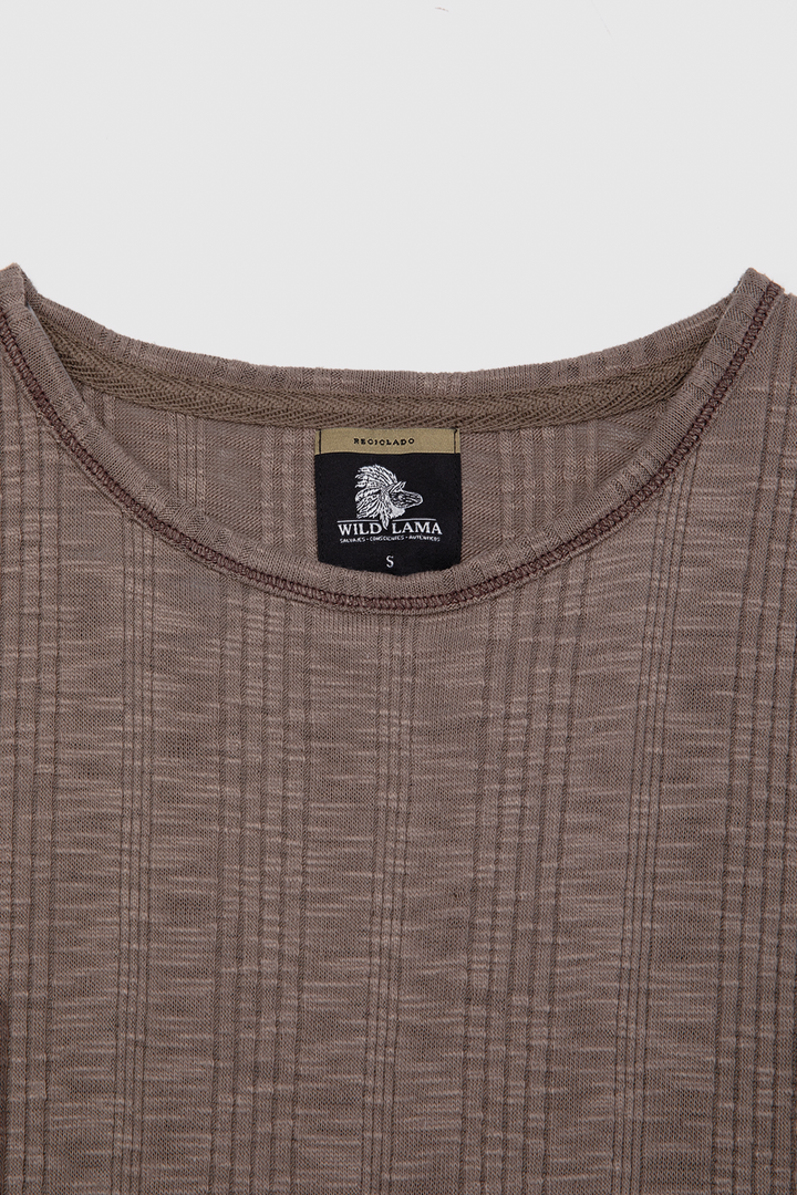 Polera Pampa Orgánica Café Mujer