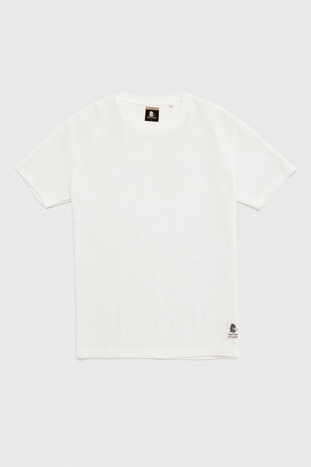 Polera Pater Waffle Orgánica Blanca Hombre