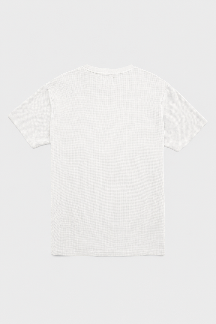 Polera Pater Waffle Orgánica Blanca Hombre
