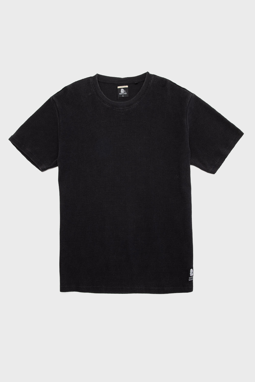 Polera Pater Waffle Orgánica Negra Hombre