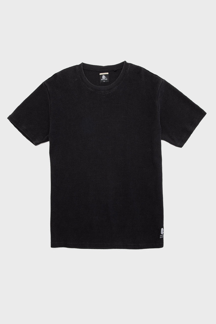 Polera Pater Waffle Orgánica Negra Hombre