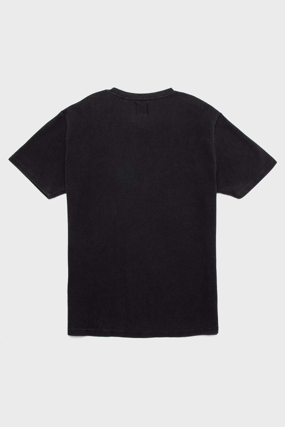 Polera Pater Waffle Orgánica Negra Hombre