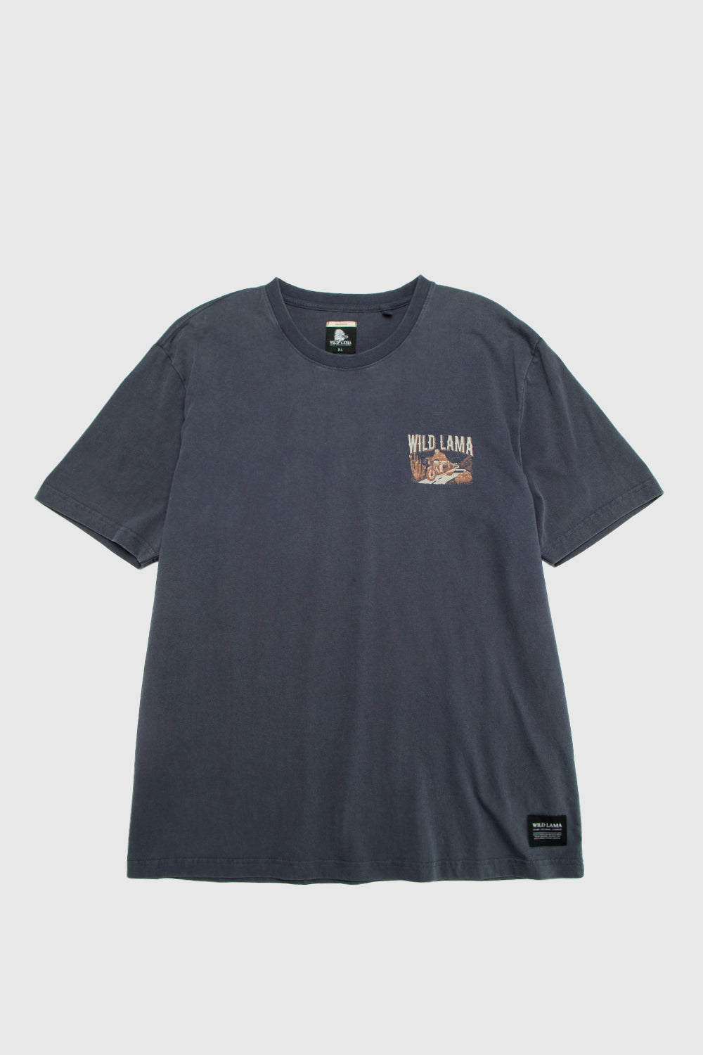 Polera Rolan Orgánica Azul hombre
