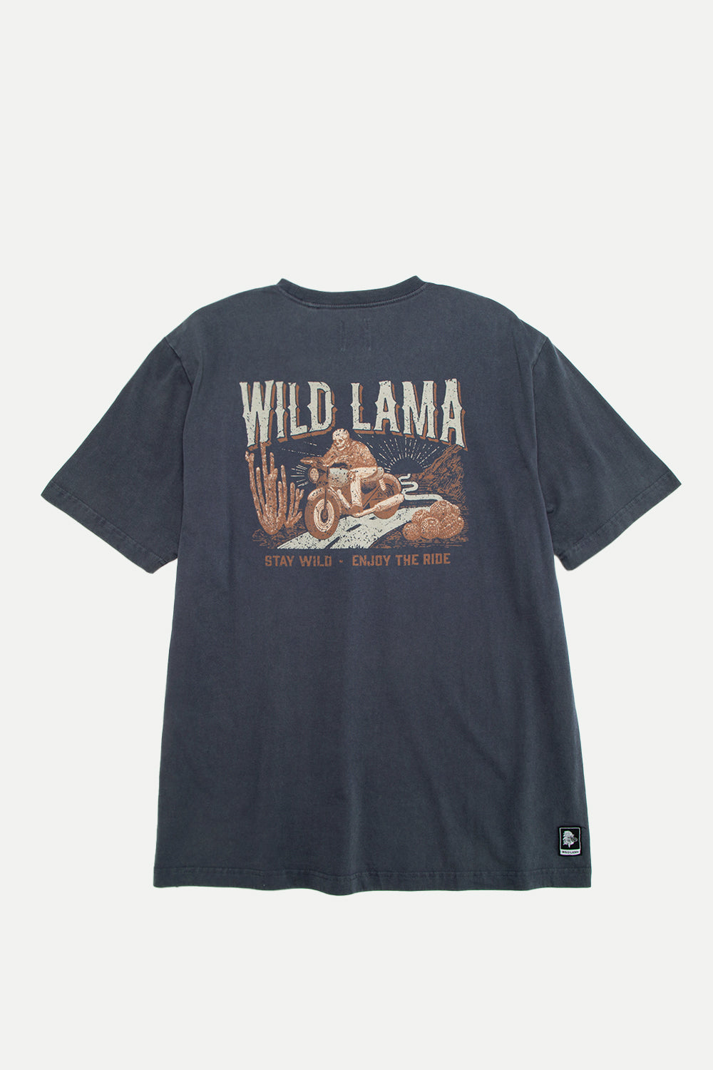 Polera Rolan Orgánica Azul hombre
