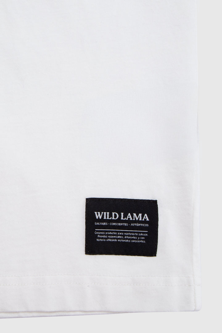 Polera Rolan Orgánica Blanca Hombre