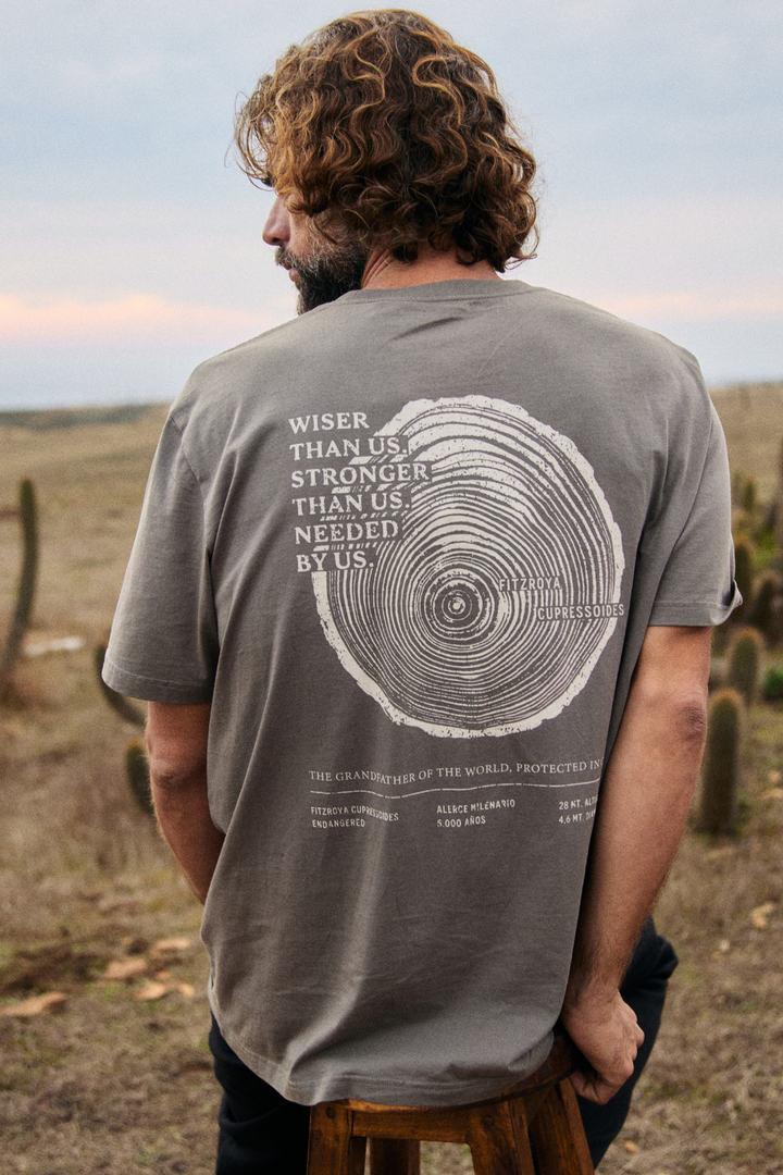Polera Rolan Orgánica Café Hombre