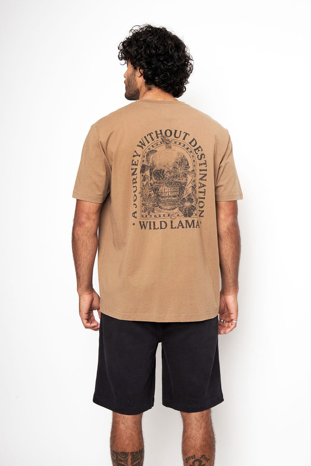 Polera Rolan Orgánica Camel Hombre