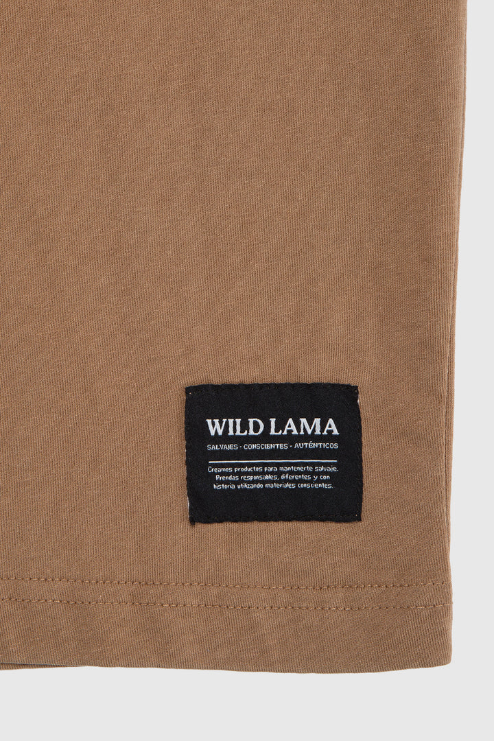 Polera Rolan Orgánica Camel Hombre