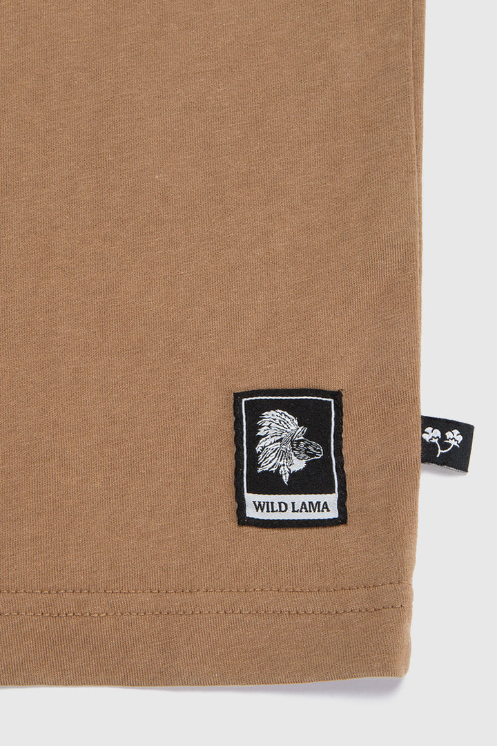 Polera Rolan Orgánica Camel Hombre