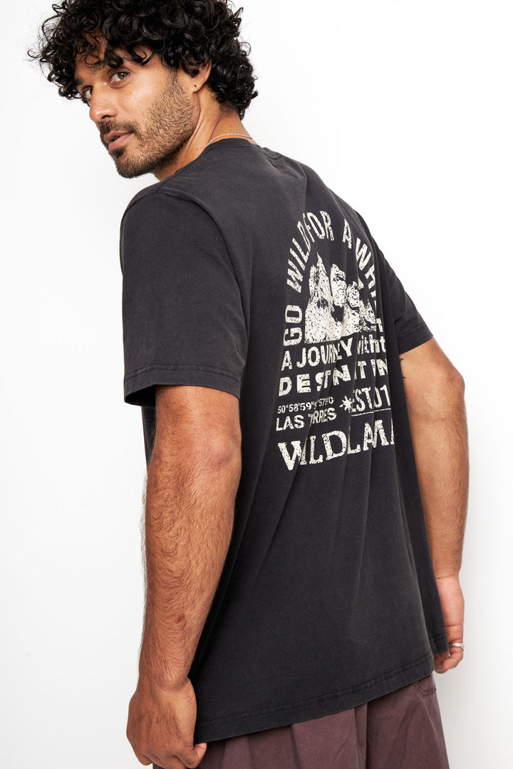 Polera Rolan Orgánica Negra Hombre