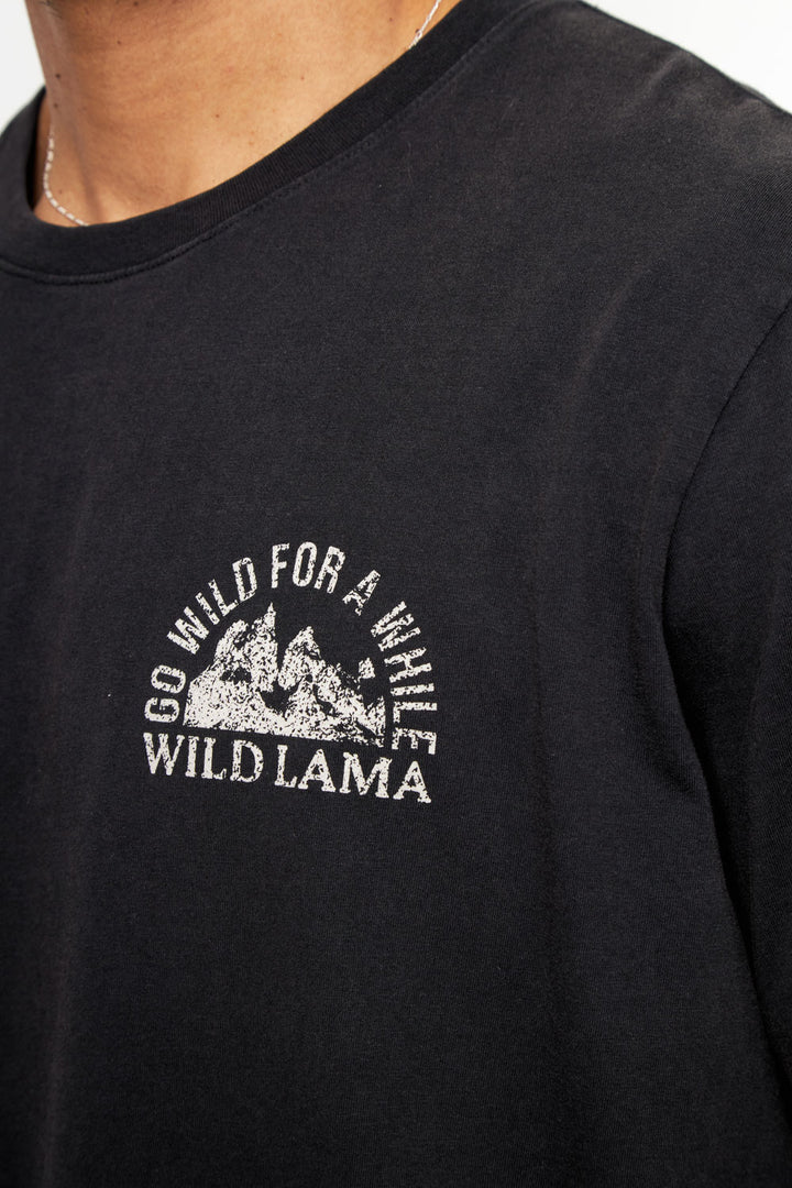 Polera Rolan Orgánica Negra Hombre