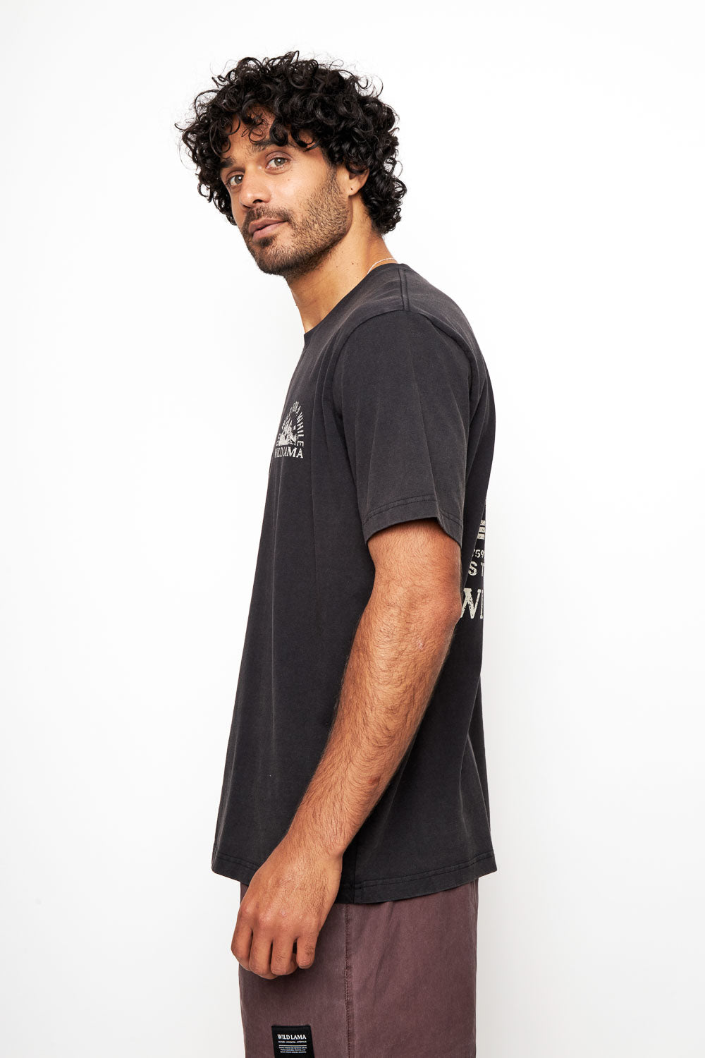 Polera Rolan Orgánica Negra Hombre