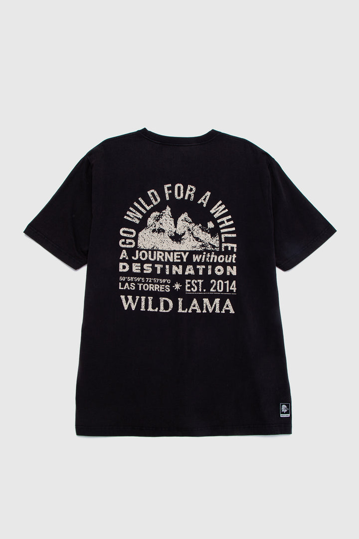 Polera Rolan Orgánica Negra Hombre