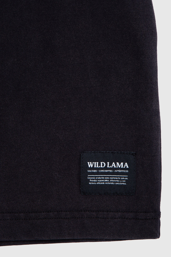 Polera Rolan Orgánica Negra Hombre