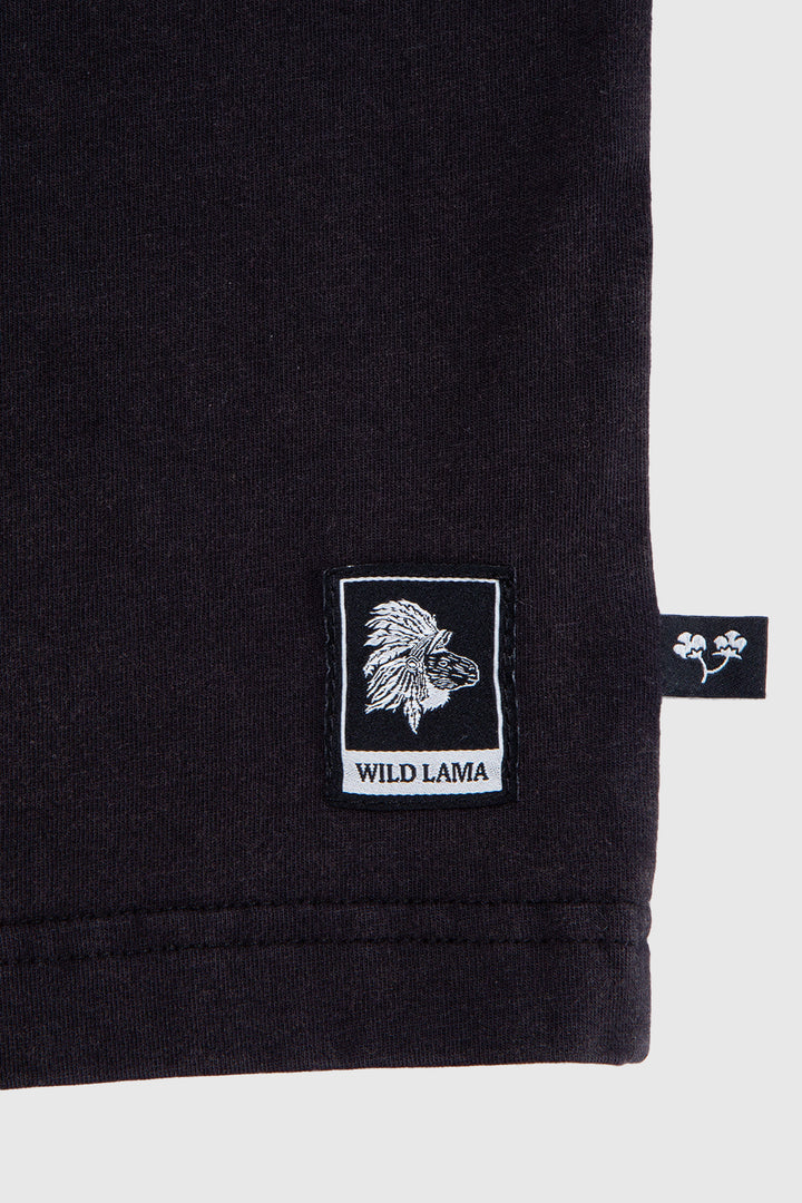 Polera Rolan Orgánica Negra Hombre