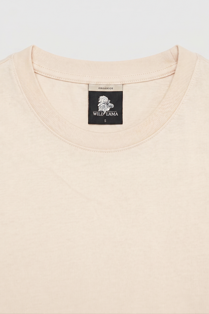 Polera Sari Orgánica Beige Mujer
