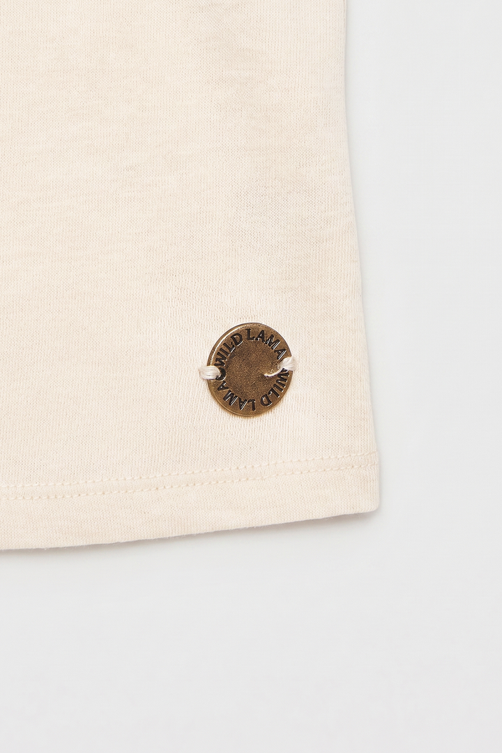 Polera Sari Orgánica Beige Mujer