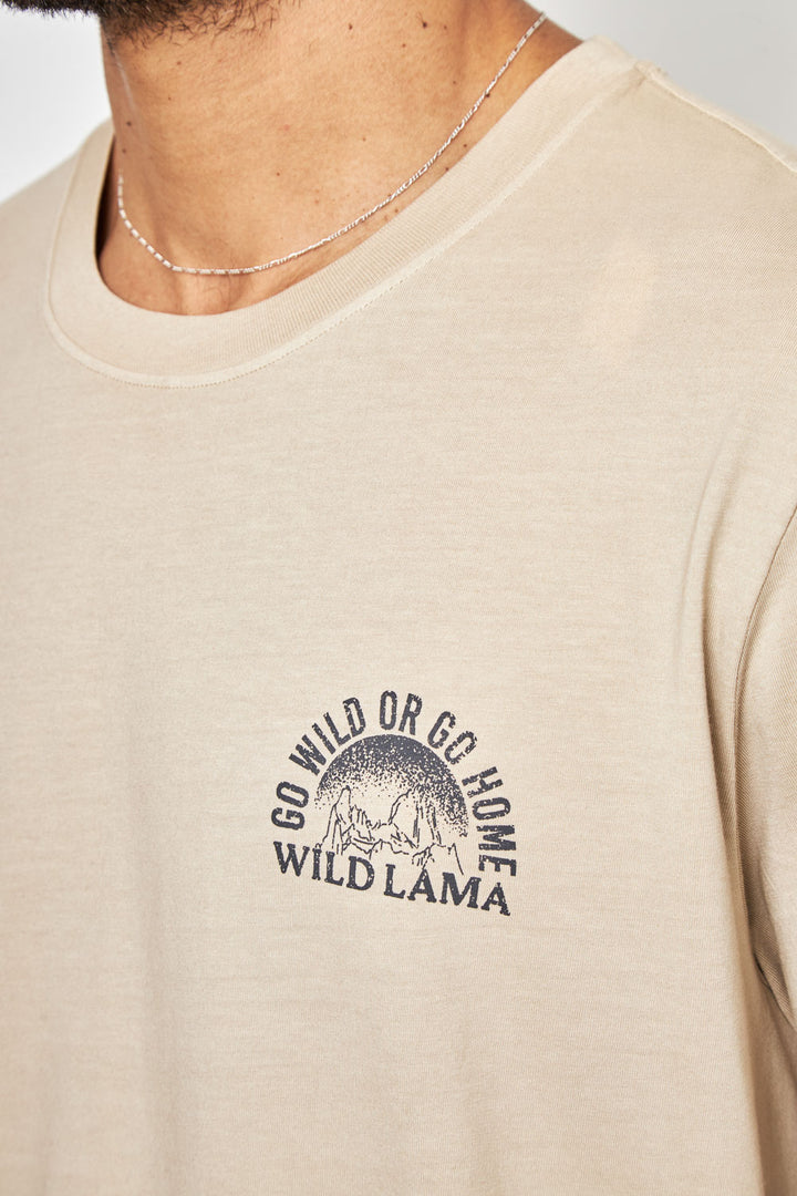 Polera Soles Orgánica Beige Hombre