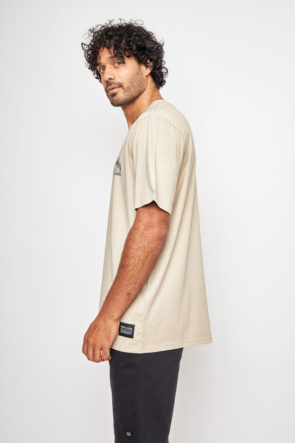 Polera Soles Orgánica Beige Hombre