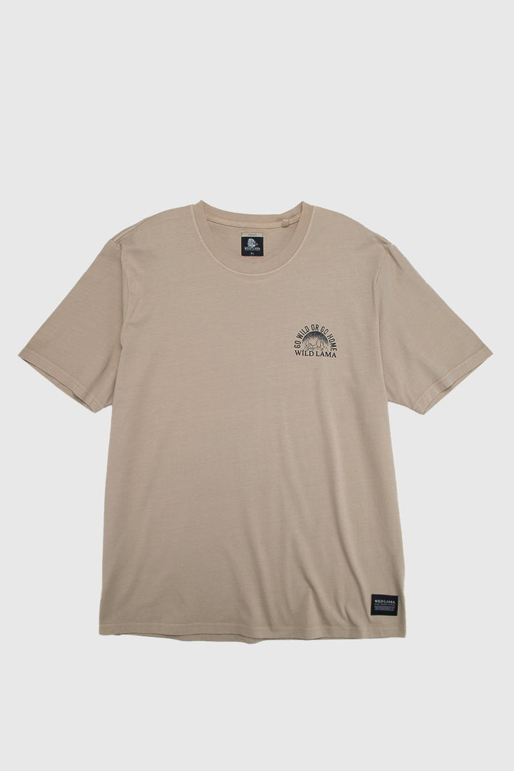 Polera Soles Orgánica Beige Hombre