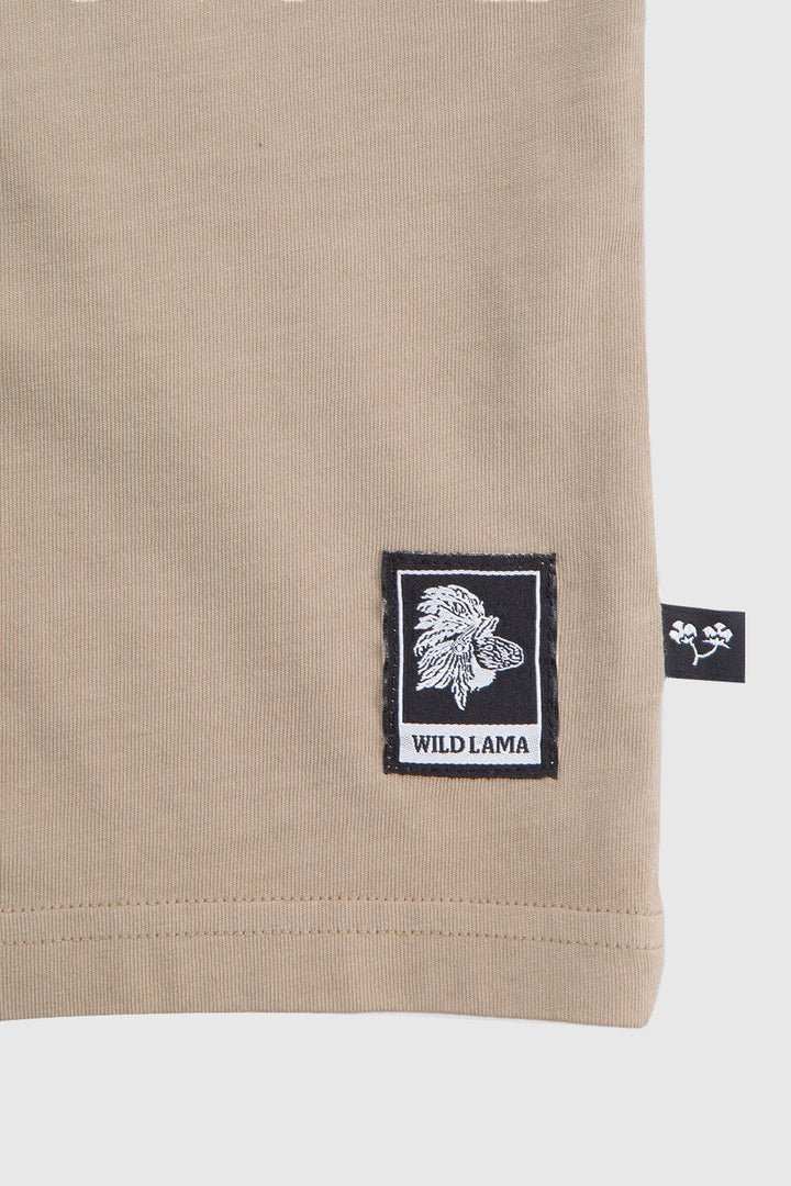Polera Soles Orgánica Beige Hombre