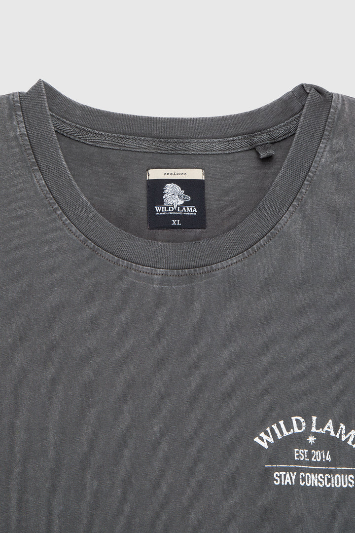 Polera Soles Orgánica Gris Hombre