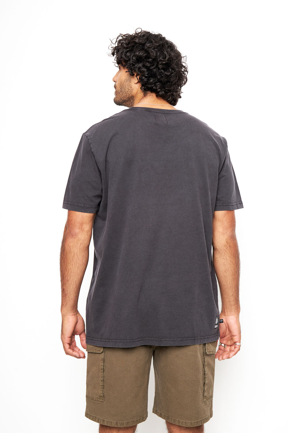 Polera Soles Orgánica Negra Hombre