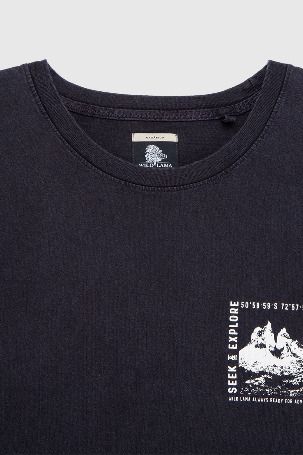 Polera Soles Orgánica Negra Hombre