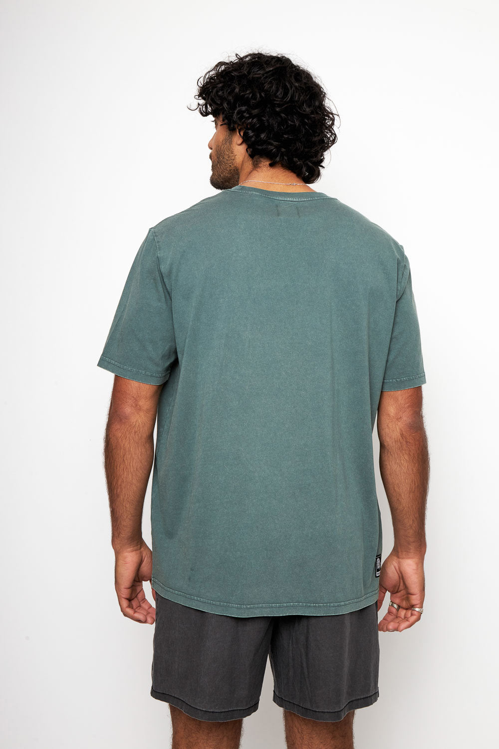 Polera Soles Orgánica Petróleo Hombre