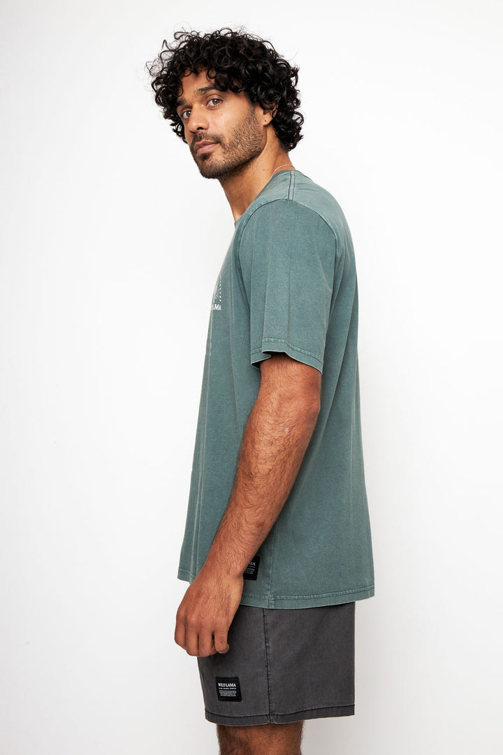 Polera Soles Orgánica Petróleo Hombre