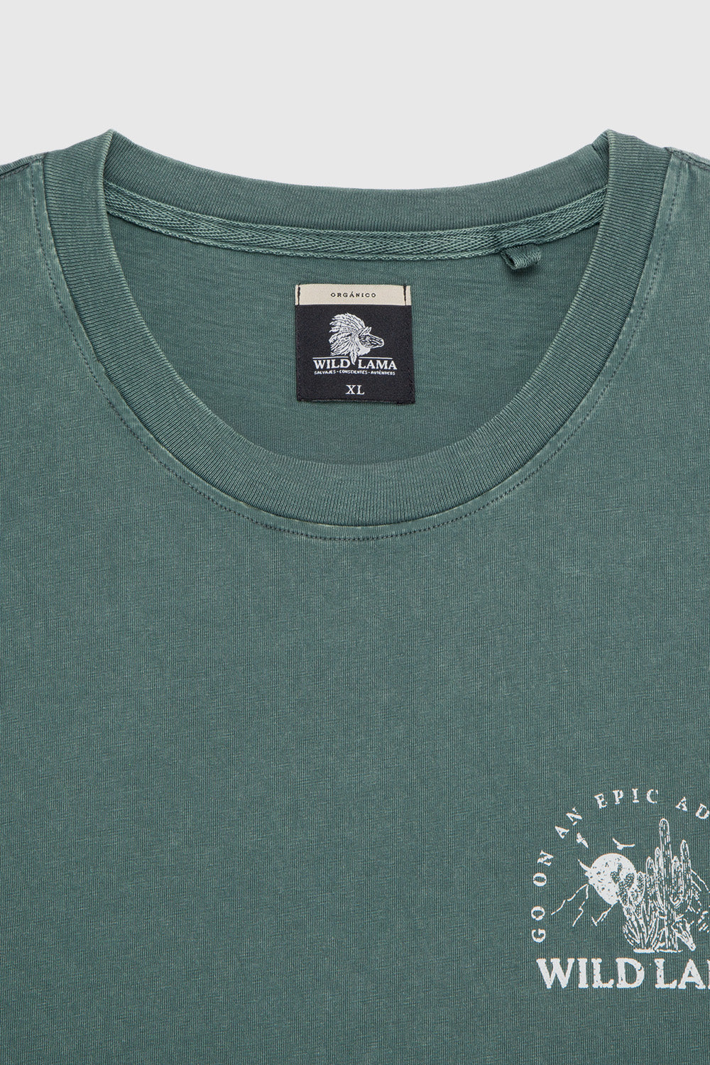 Polera Soles Orgánica Petróleo Hombre