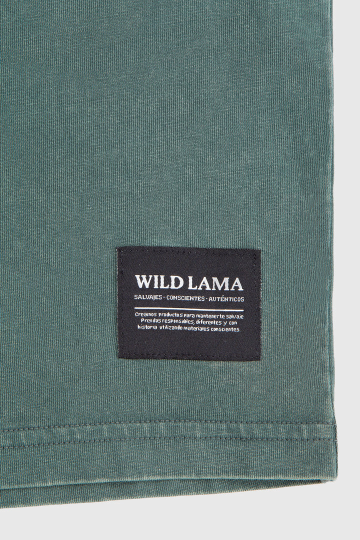 Polera Soles Orgánica Petróleo Hombre