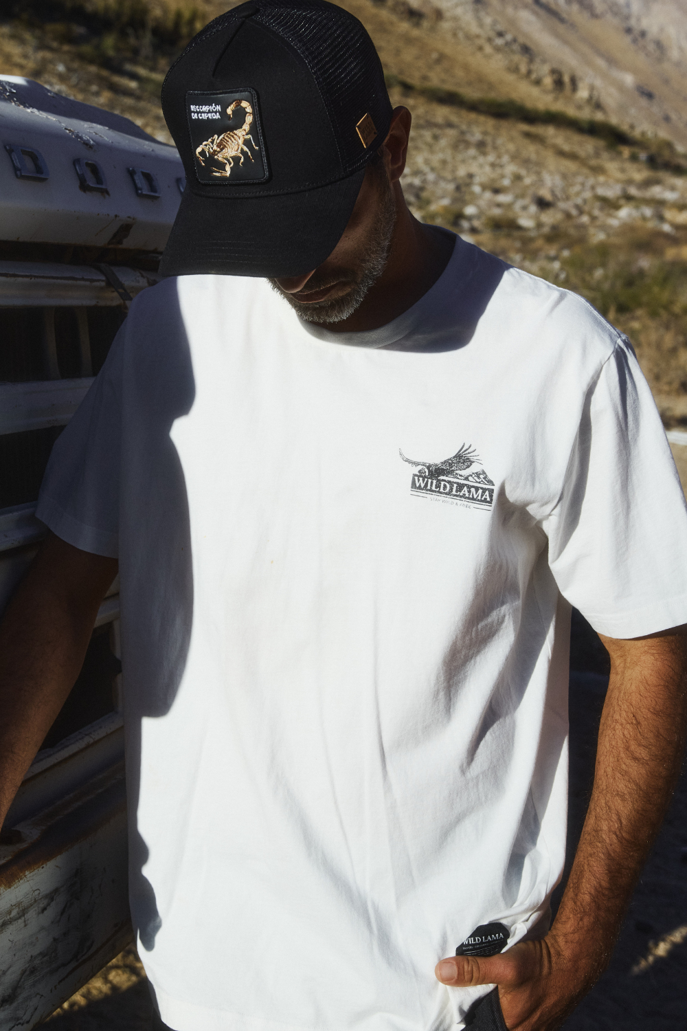 Polera Tori Orgánica Blanca Hombre