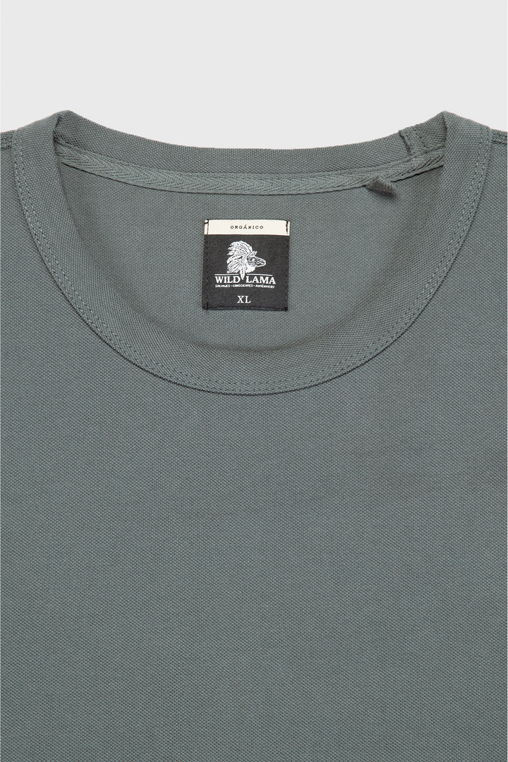 Polera Vilo Orgánica Verde Hombre