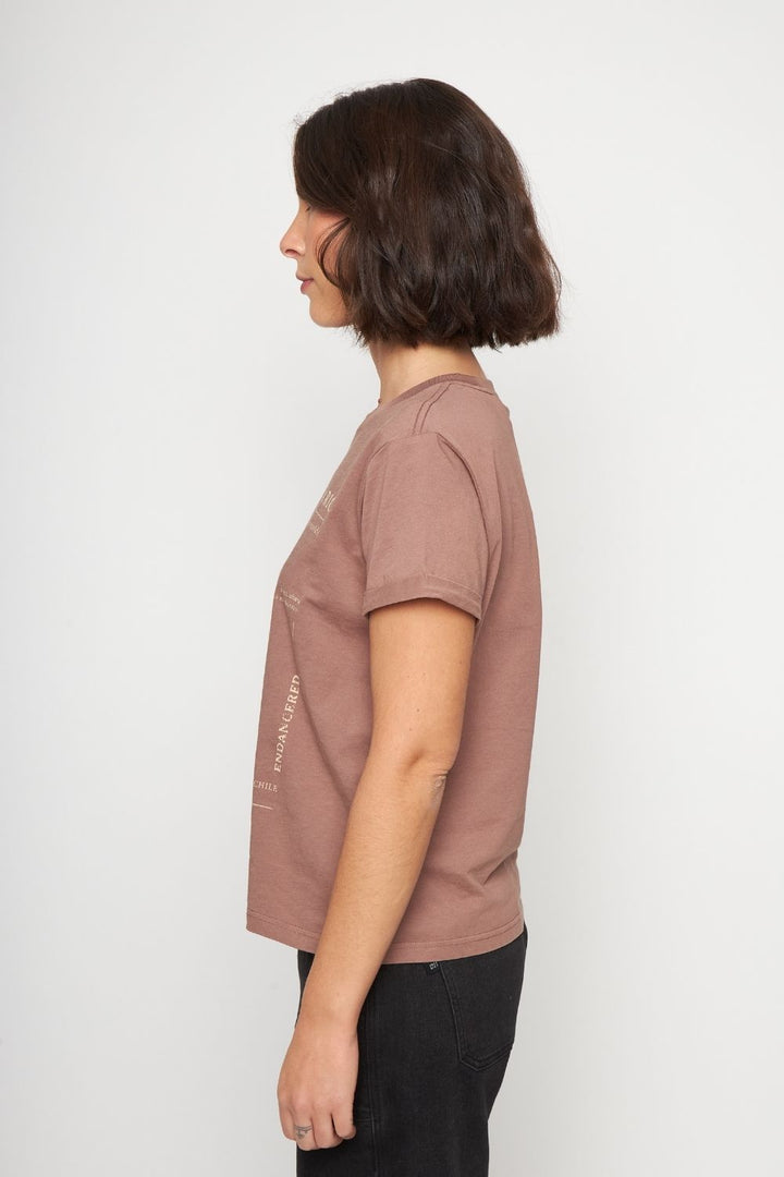 Polera Mira Orgánica Rosada Mujer