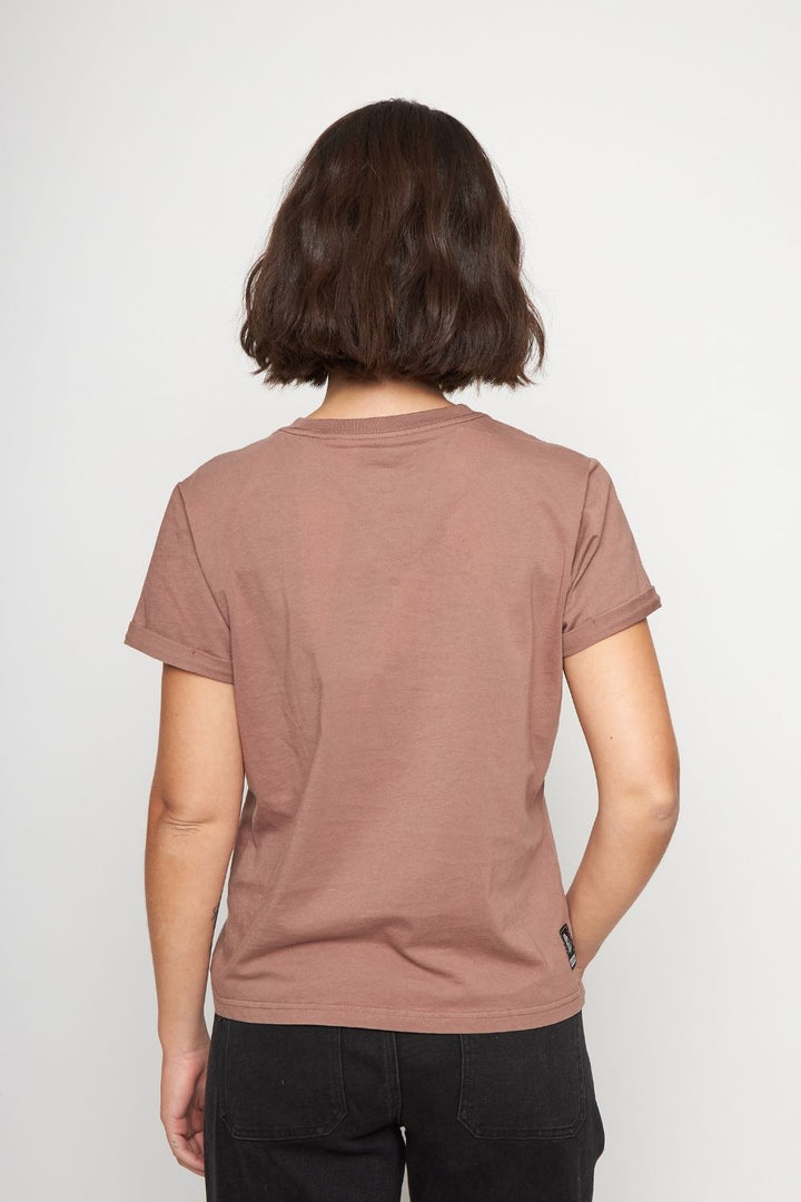 Polera Mira Orgánica Rosada Mujer