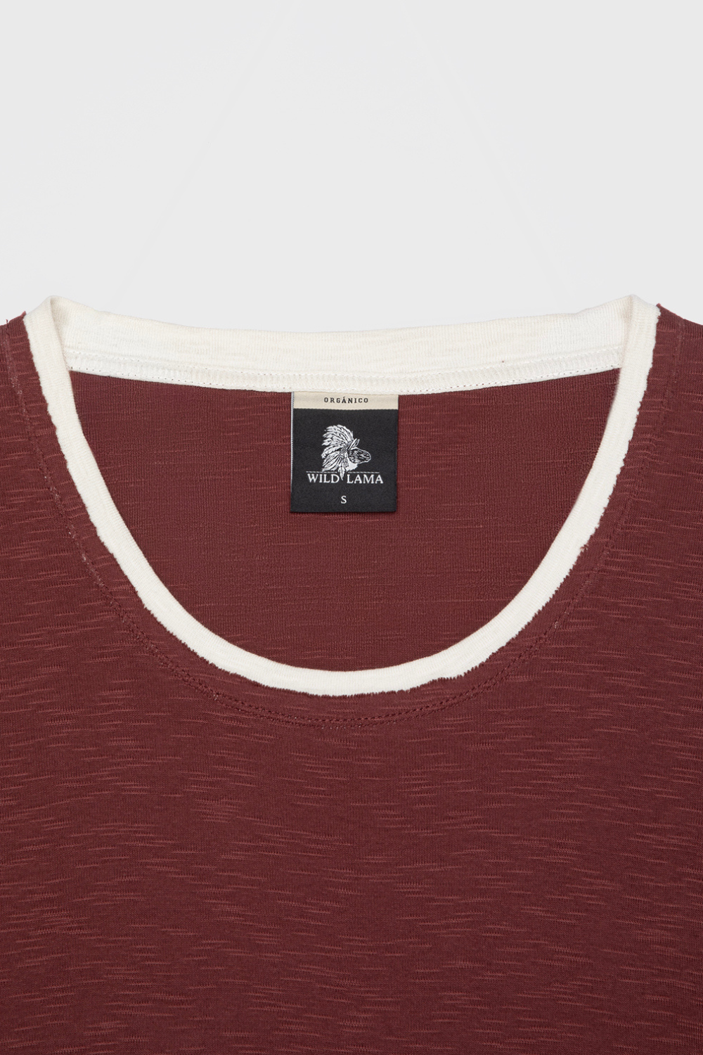 Polera Muri Orgánica Burdeo Mujer