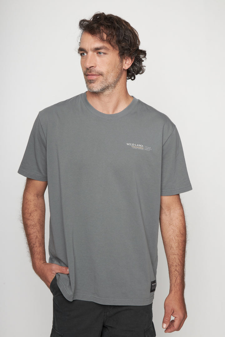 Polera Rolan Orgánica Azul Hombre