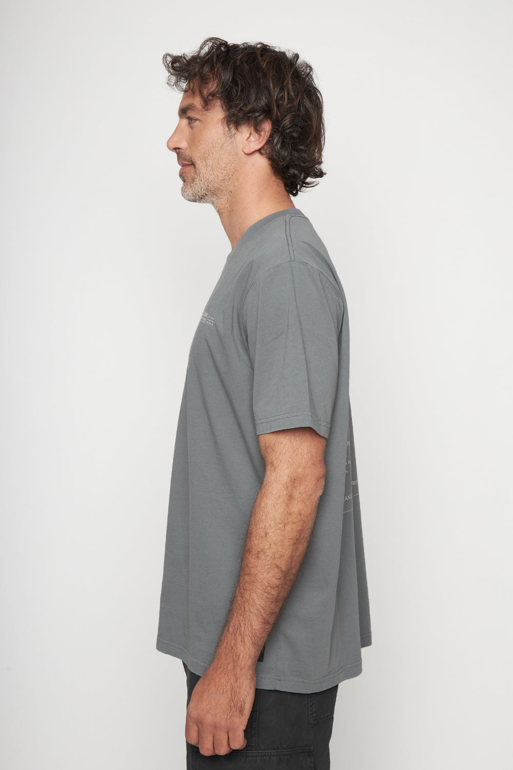Polera Rolan Orgánica Azul Hombre