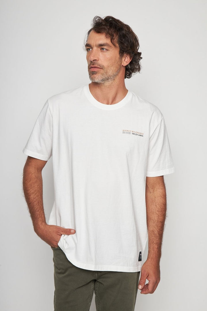 Polera Rolan Orgánica Blanca Hombre