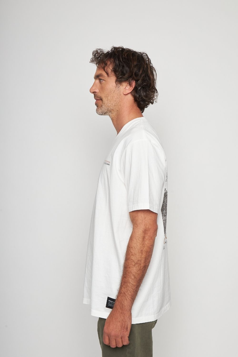 Polera Rolan Orgánica Blanca Hombre