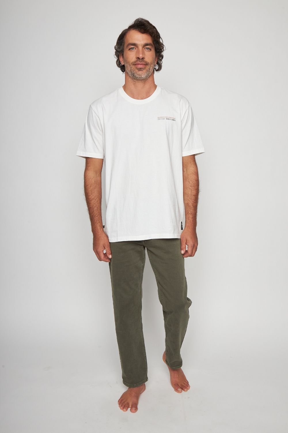 Polera Rolan Orgánica Blanca Hombre
