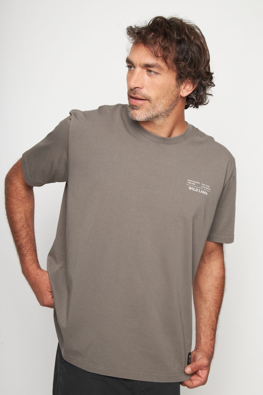 Polera Rolan Orgánica Café Hombre