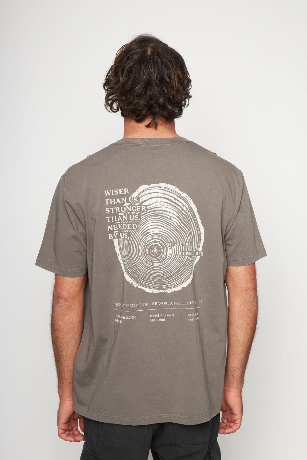 Polera Rolan Orgánica Café Hombre