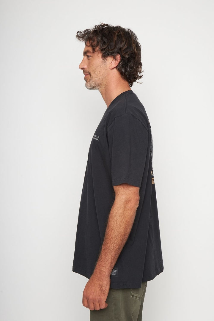 Polera Rolan Orgánica Negra Hombre