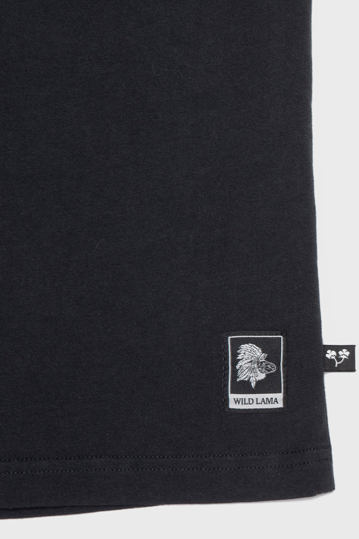 Polera Rolan Orgánica Negra Hombre