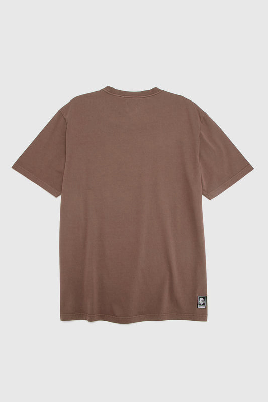 Polera Bat Orgánica Café Hombre