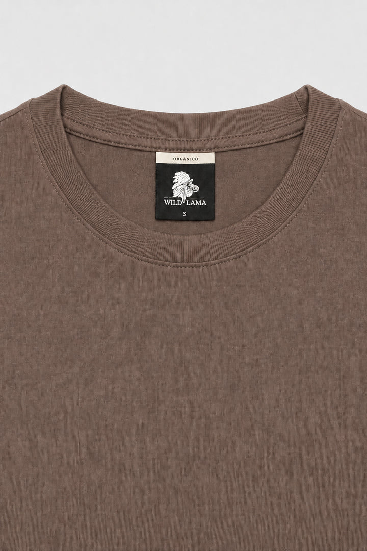 Polera Sari Organica Café Mujer